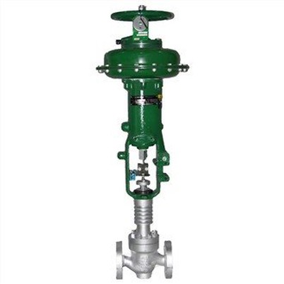 Valvola pneumatica di controllo guidata a gabbia per alte temperature