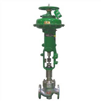 Valvola di controllo pneumatica a sede singola per alta temperatura